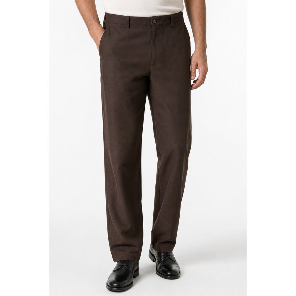 Tommy Bahama Men's 36x30 Brown 100% Silk Flat Front Pants Country Club Resort